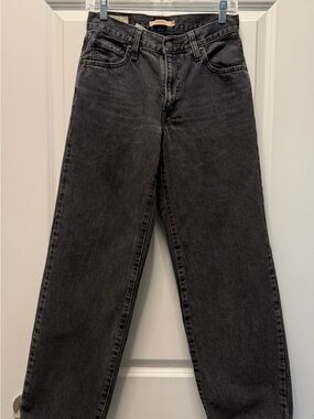 Levi’s Womens Black Baggy Dad Jeans